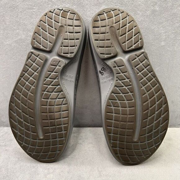 OOFOS OOahh Mens Size 8 Sandals Slate Gray Recovery Lightweight Sport Slides - Picture 7 of 8